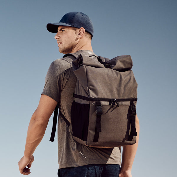D2109 Roll-top 18-can Backpack Cooler