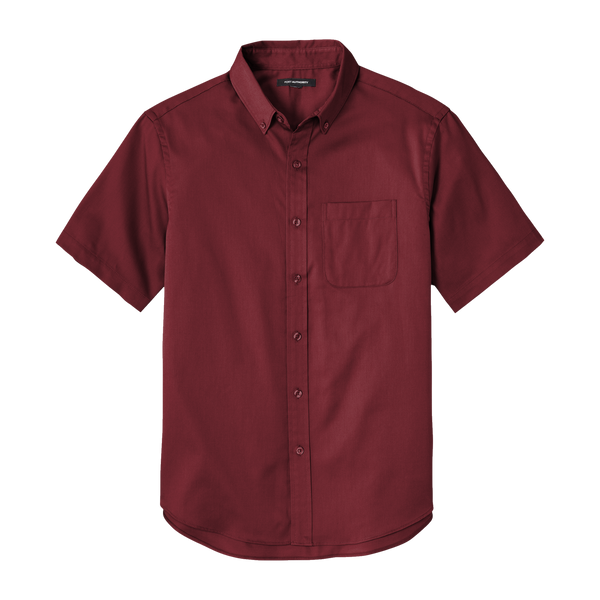 D2105M Mens Short Sleeve SuperPro React Twill Shirt