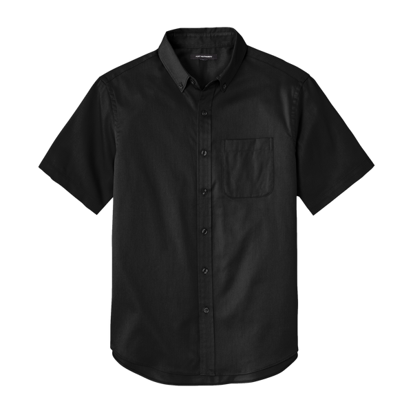 D2105M Mens Short Sleeve SuperPro React Twill Shirt