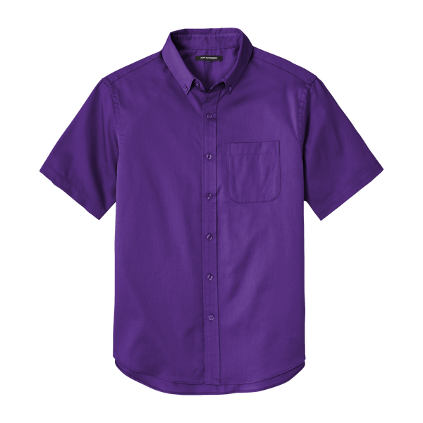 D2105M Mens Short Sleeve SuperPro React Twill Shirt