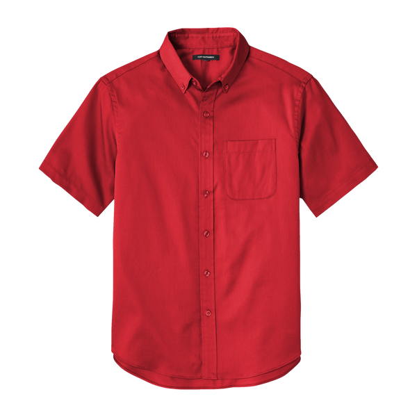 D2105M Mens Short Sleeve SuperPro React Twill Shirt