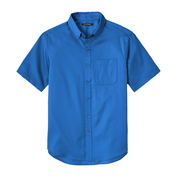 D2105M Mens Short Sleeve SuperPro React Twill Shirt