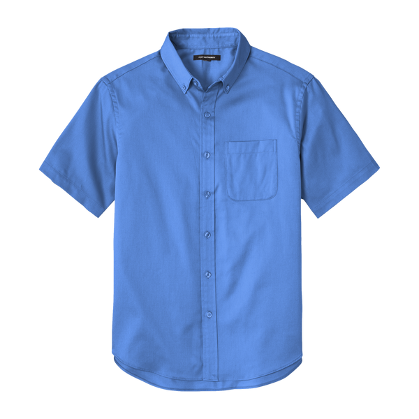 D2105M Mens Short Sleeve SuperPro React Twill Shirt