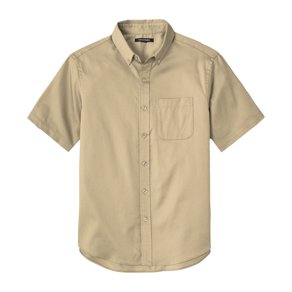 D2105M Mens Short Sleeve SuperPro React Twill Shirt