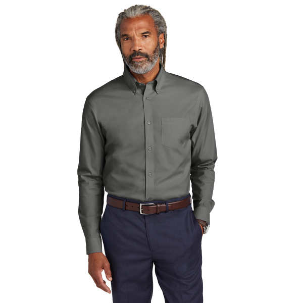 D2327M Mens Wrinkle-Free Stretch Pinpoint Shirt