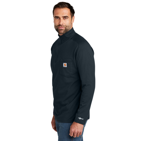 D2415 Force® 1/4-Zip Long Sleeve T-Shirt