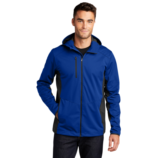 D1740M  Mens Active Hooded Soft Shell Jacket