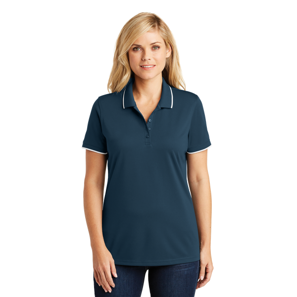 D1863W Ladies Dry Zone UV Micro-Mesh Tipped Polo