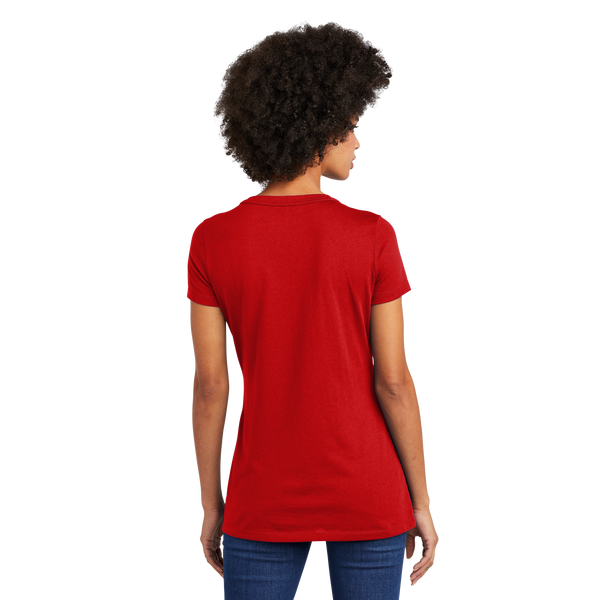 D1854V Ladies Heritage Blend V-Neck Tee