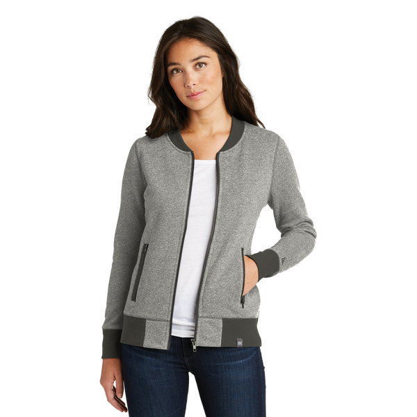 D1855W Ladies French Terry Baseball Full-Zip