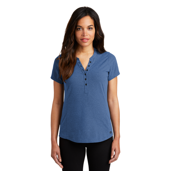 D1889W Ladies Tread Henley