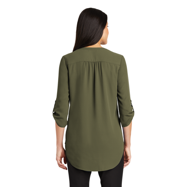 D1962 Ladies 3/4 Sleeve Tunic Blouse