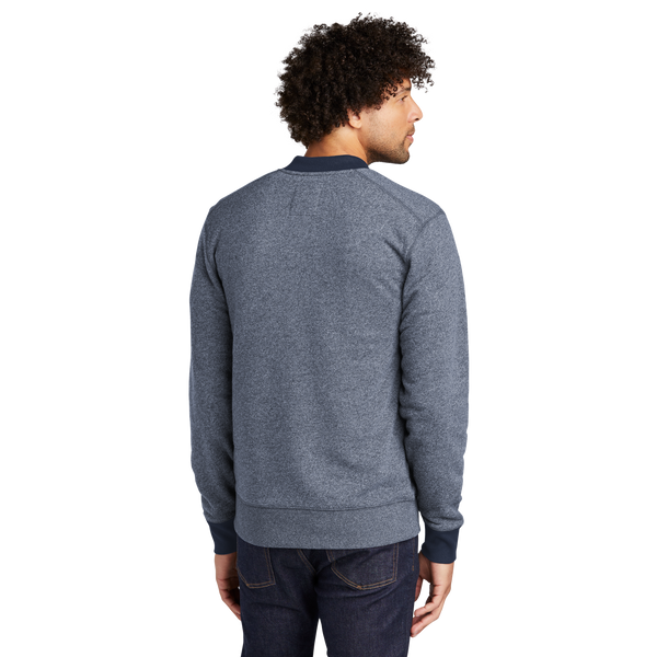 D1855M Mens French Terry Baseball Full-Zip