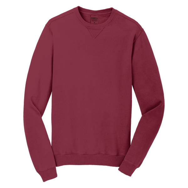D1741  Pigment-Dyed Crew Neck Sweatshirt