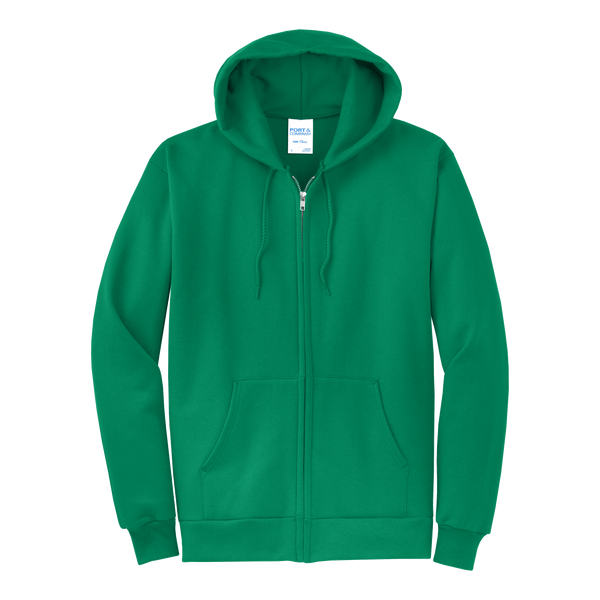 D2347 Core Fleece Full-Zip Hooded Sweatshirt