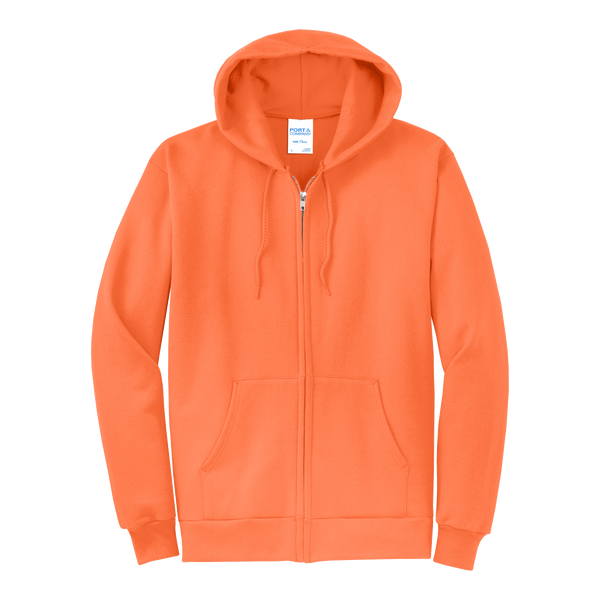 D2347 Core Fleece Full-Zip Hooded Sweatshirt