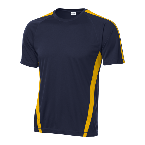 D1416M Mens Colorblock Competitor Tee