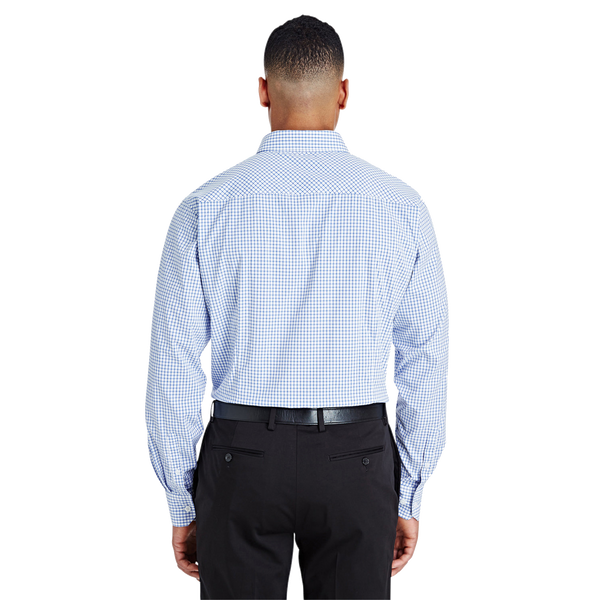 D1966M Mens CrownLux Performance Micro Windowpane Shirt