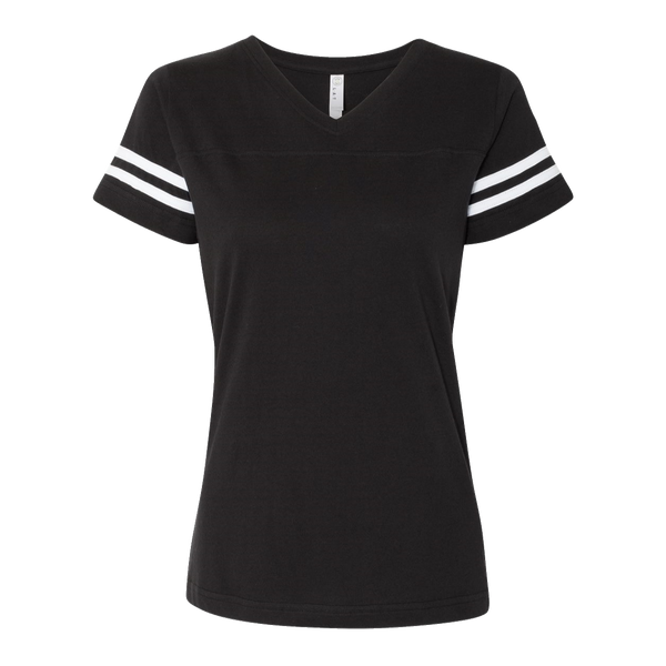 D1850W Ladies Fine Jersey Football T-Shirt