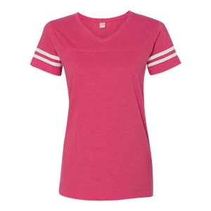 D1850W Ladies Fine Jersey Football T-Shirt