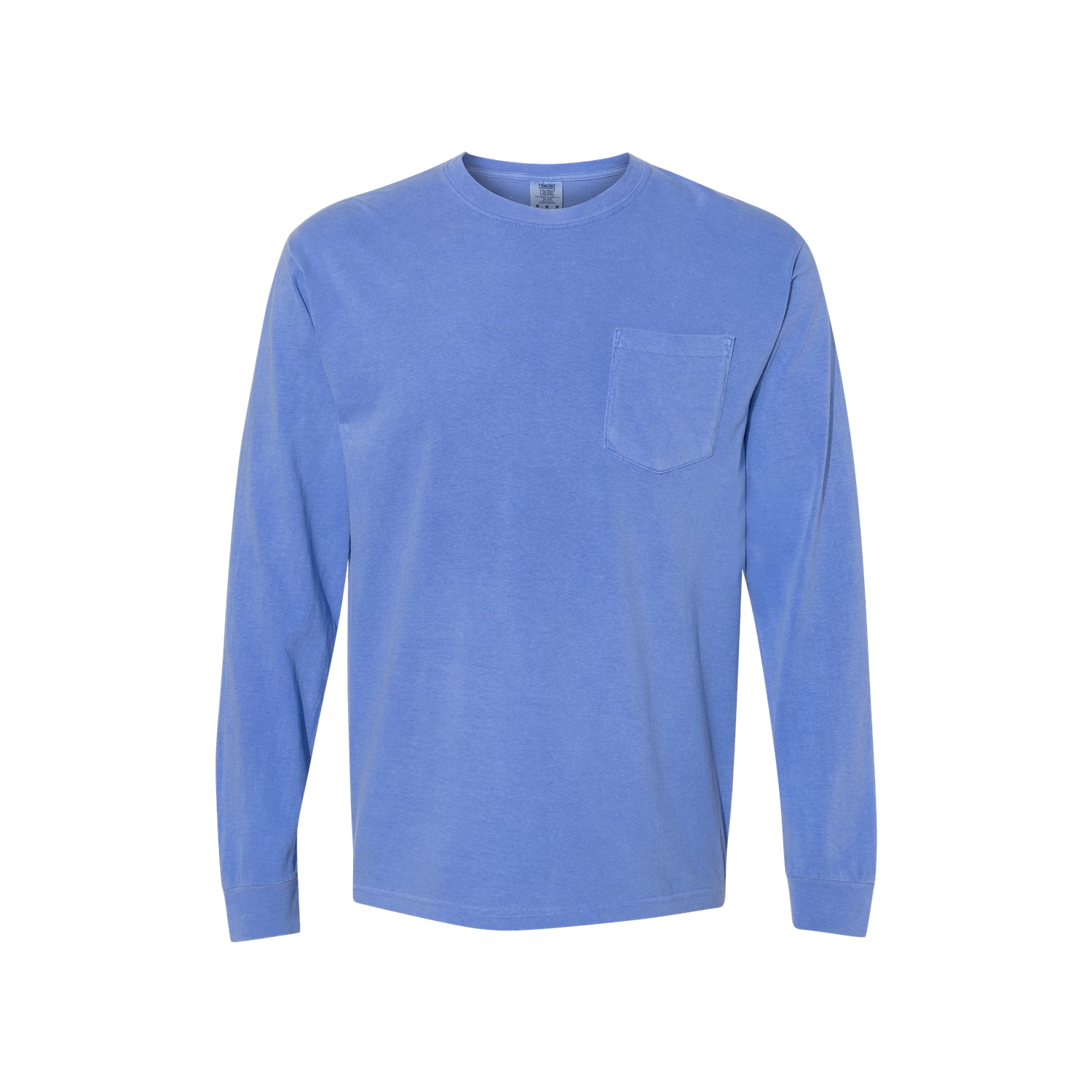 D1774 Garment Dyed Heavyweight Ringspun Long Sleeve Pocket T-Shirt