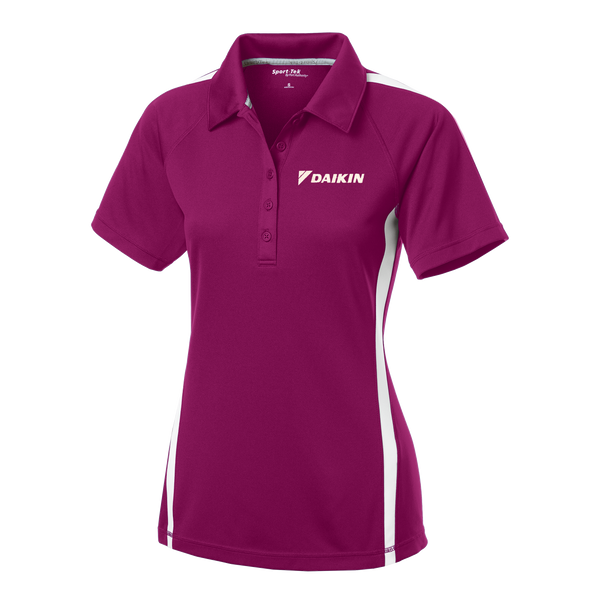 _D1423W Ladies Micro-Mesh Colorblock Polo*