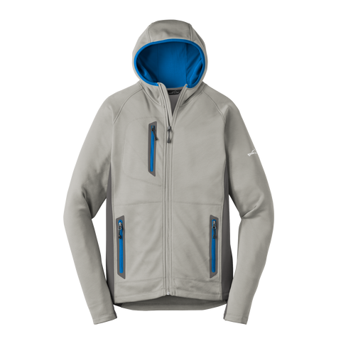 D1893M Mens Sport Hooded Full-Zip Fleece Jacket
