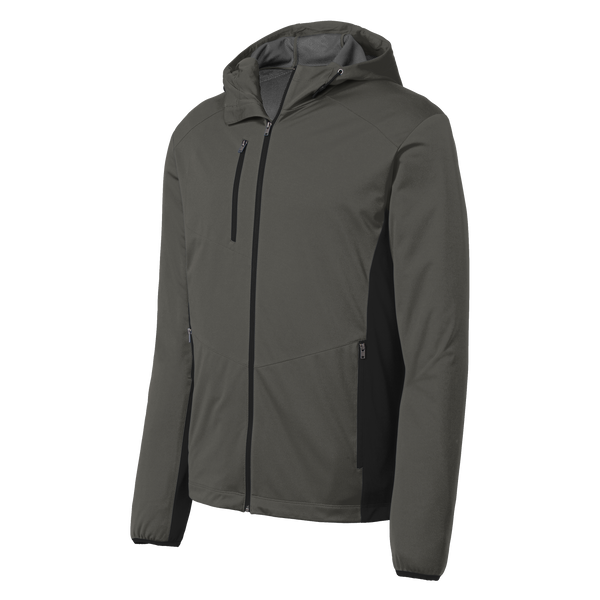 D1740M  Mens Active Hooded Soft Shell Jacket