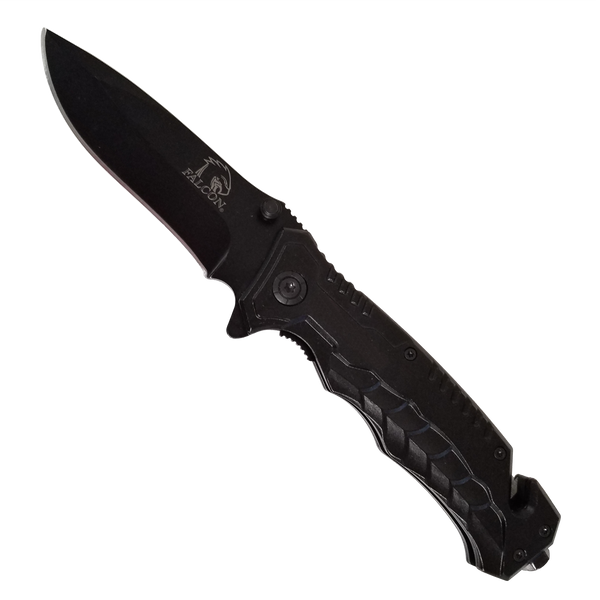 D1702-2 Premium Falcon Black Rescue Knife