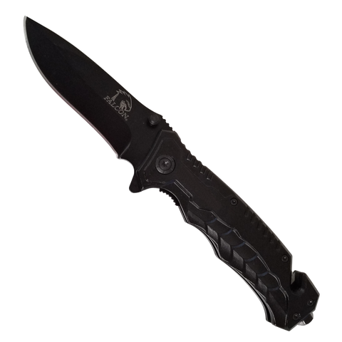 D1702-2 Premium Falcon Black Rescue Knife