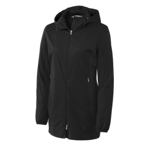 D1740W  Ladies Active Hooded Soft Shell Jacket