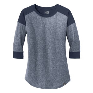 D1853W Ladies Heritage Blend 3/4-Sleeve Baseball Raglan Tee