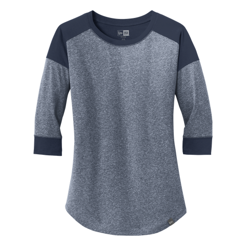 D1853W Ladies Heritage Blend 3/4-Sleeve Baseball Raglan Tee