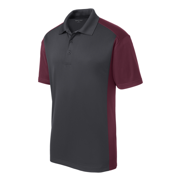 D1783M Mens Colorblock Micropique Polo