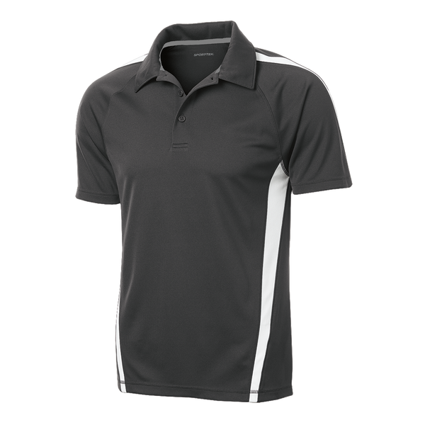 D1423M Mens Micro-Mesh Colorblock Polo